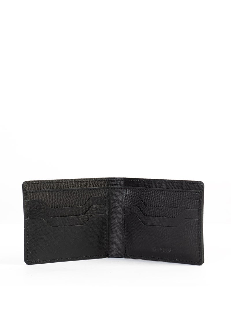 NASEEG Narmer Genuine Leather Wallet From Naseeg - Black Saffiano - Image 3
